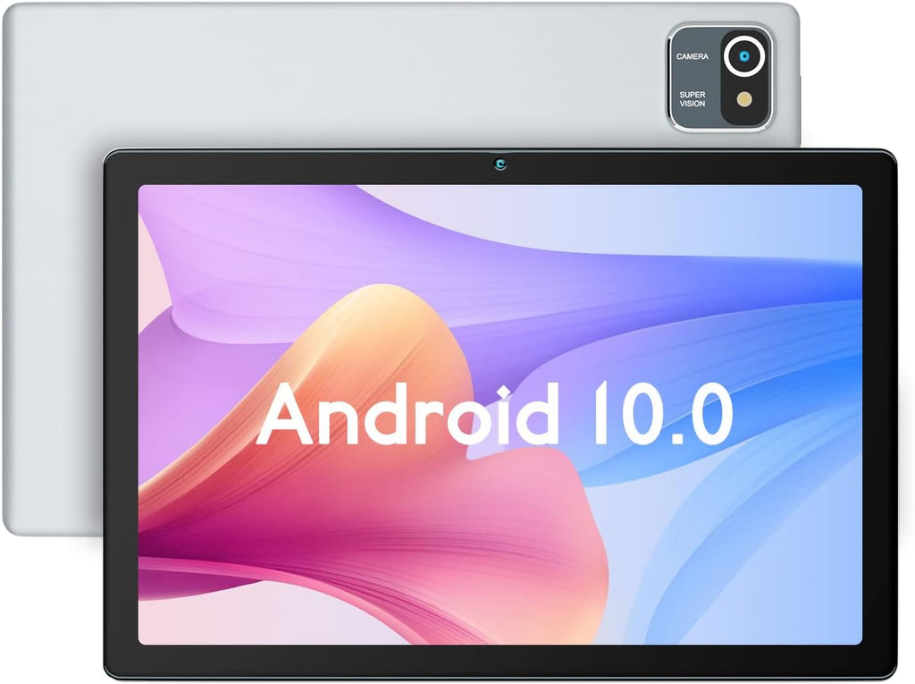 Anylake 10 Inch Android Tablet, 2GB+32GB, 6000mAh Battery, Silver D595559