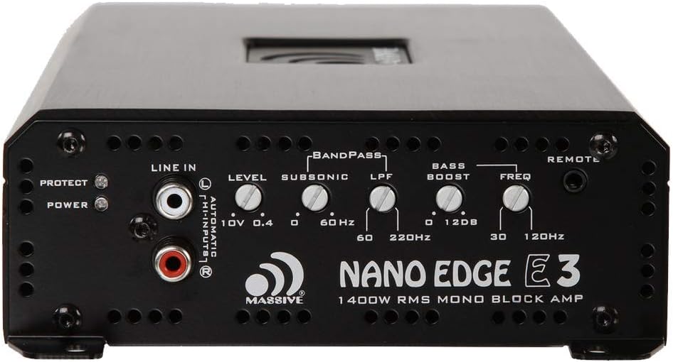 Massive Audio E3 Nano Edge Series Monoblock Car Amplifier C226544