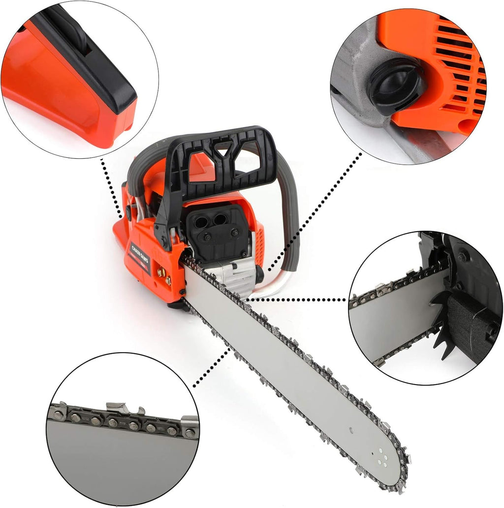 Topteng Gasoline Chainsaw 22 Inch 52cc N592511