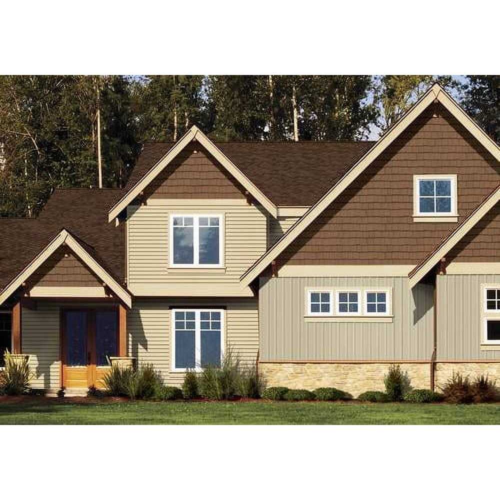 CertainTeed Cedar Impressions Double 7in Staggered Perfection Shingle Siding V4054