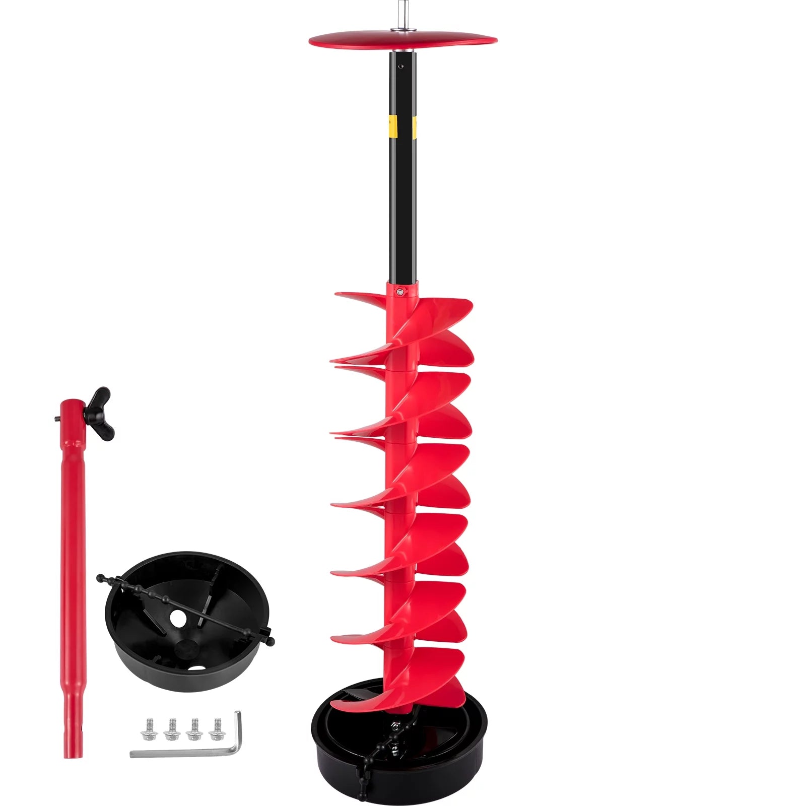 VEVOR Ice Drill Auger 6" Nylon Bit with Extension Rod for Ice Fishing T76662