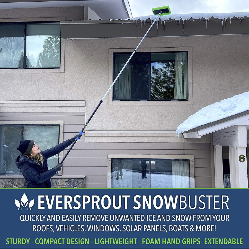EVERSPROUT SnowBuster Extendable Roof Rake for Snow Removal, 5-12 ft, Pack of 2 M113