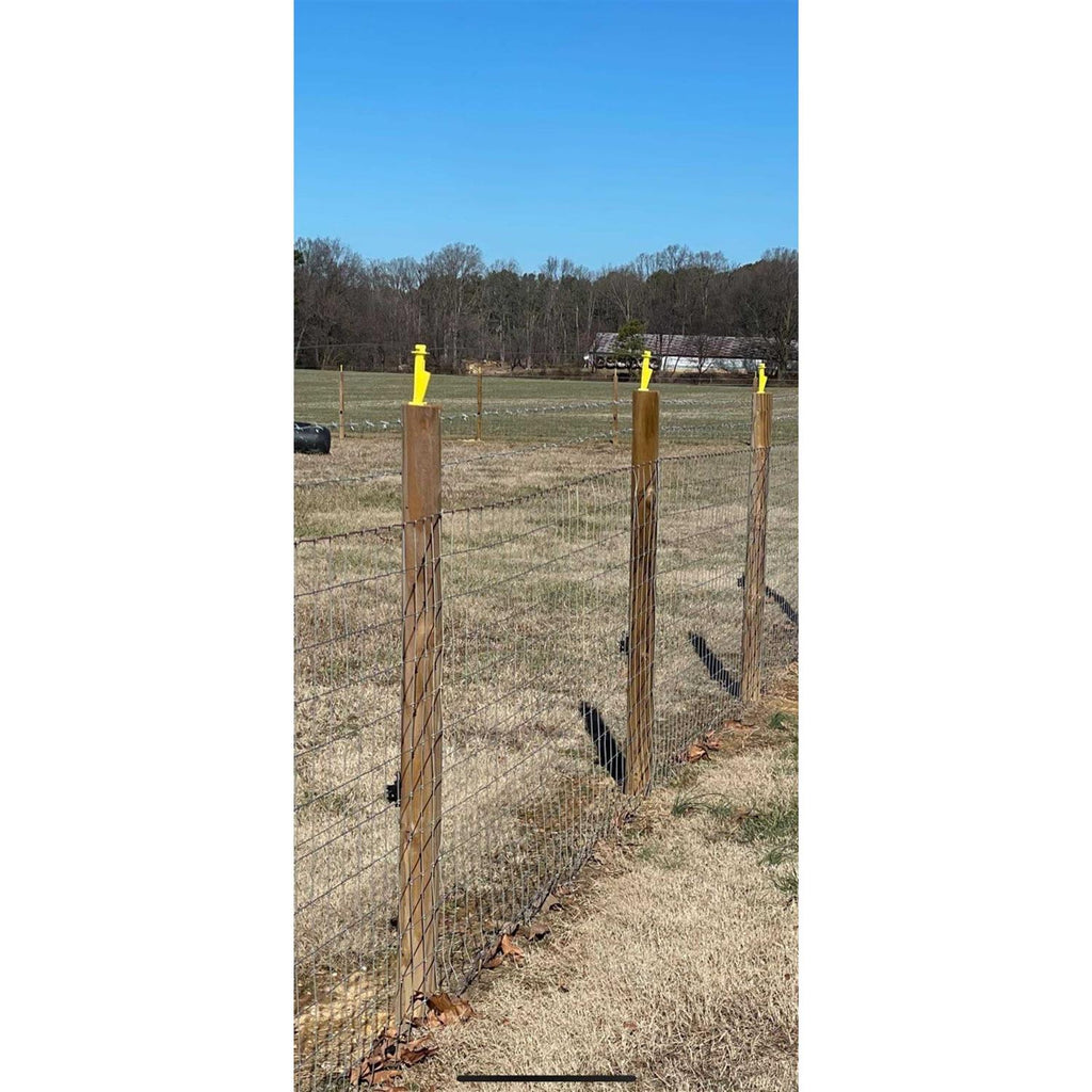 Severe Weather 3-3/4-in x 8-ft Pressure Treated Pine Flat-top Fence Post L340