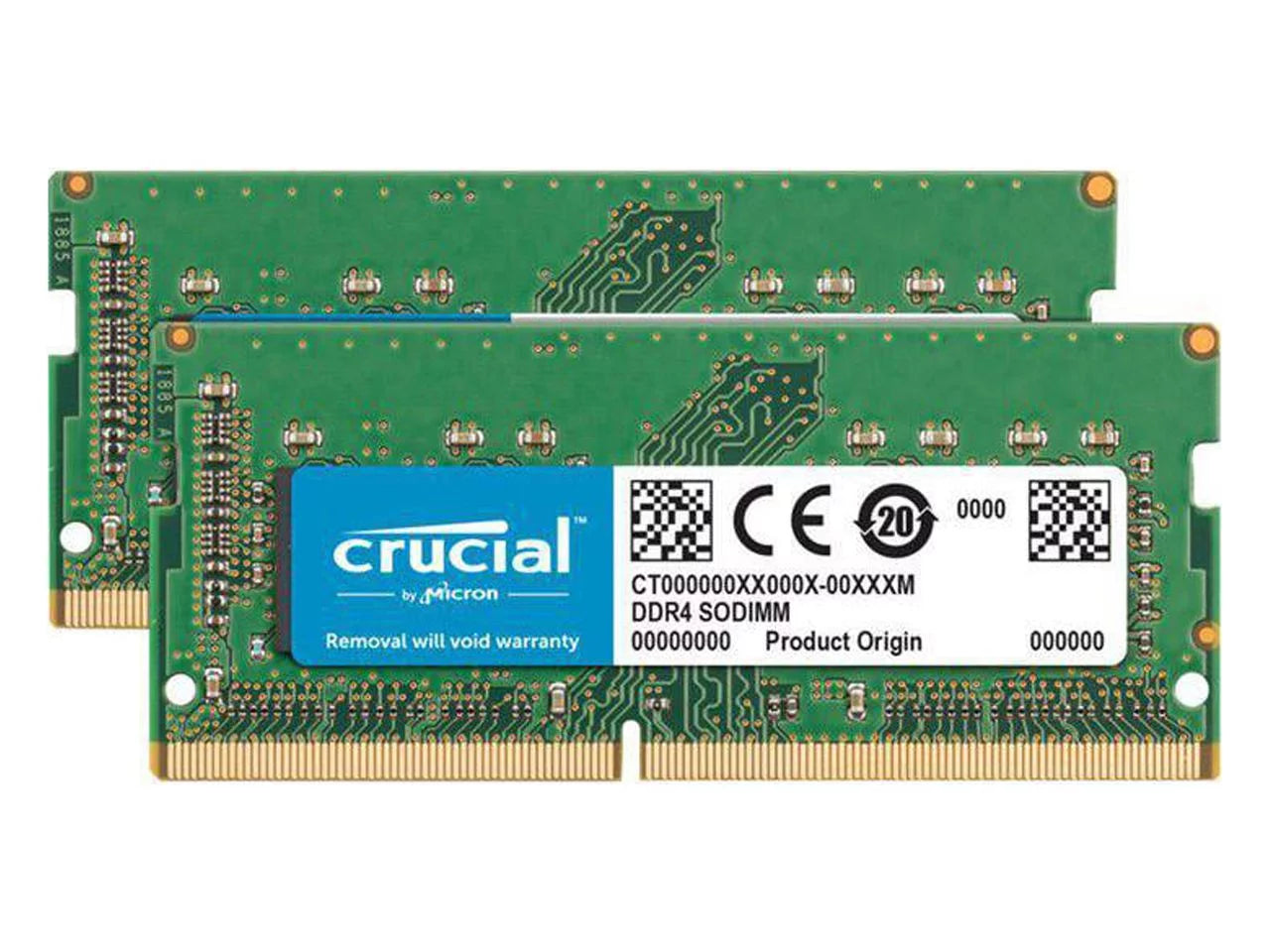 Crucial 64GB (2 x 32GB) DDR4 2666 Unbuffered Memory for Apple U92125