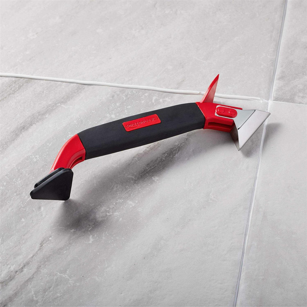 Amazon Basics 3-IN-1 Caulk Tool for Removal and Application M75018