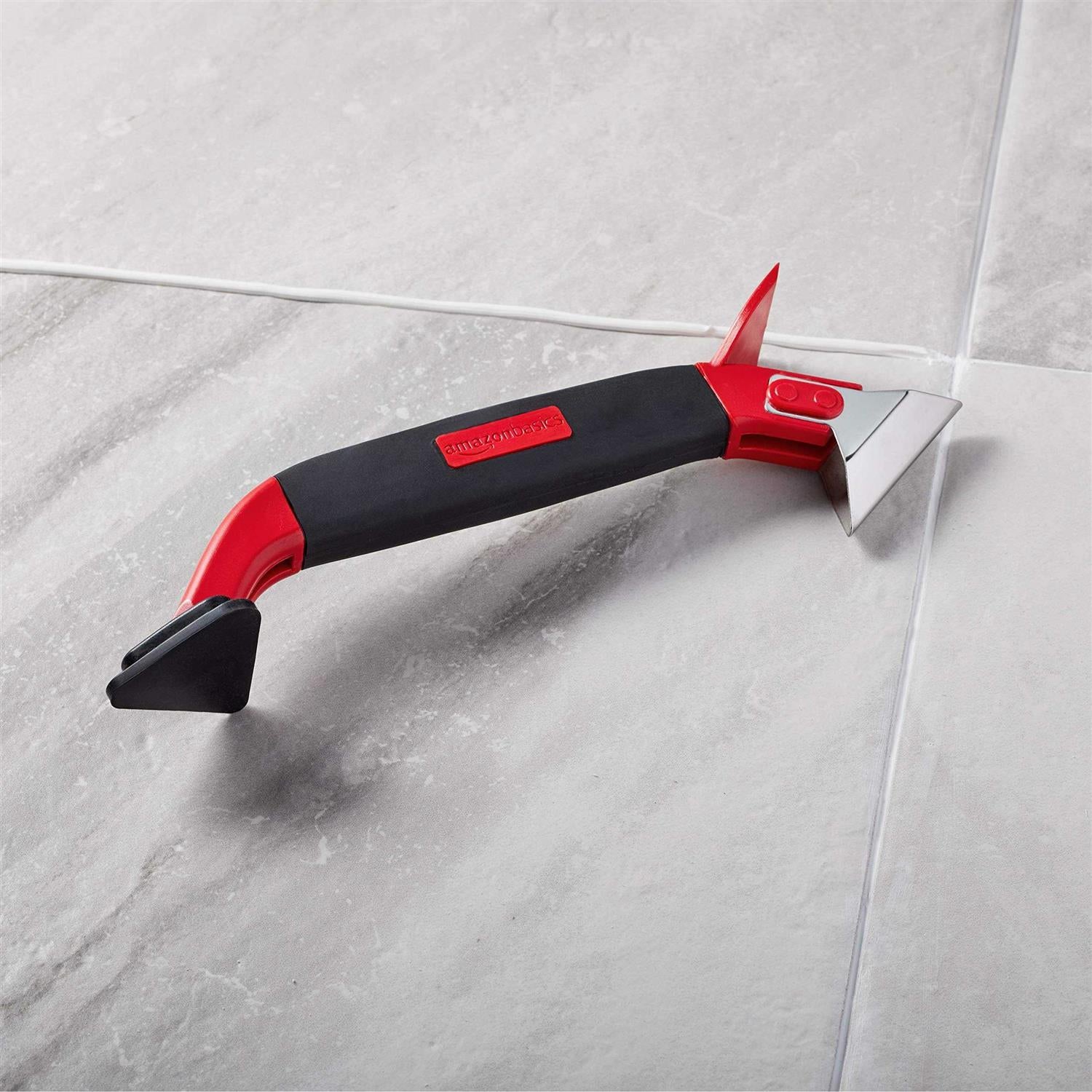 Amazon Basics 3-IN-1 Caulk Tool for Removal and Application M75018
