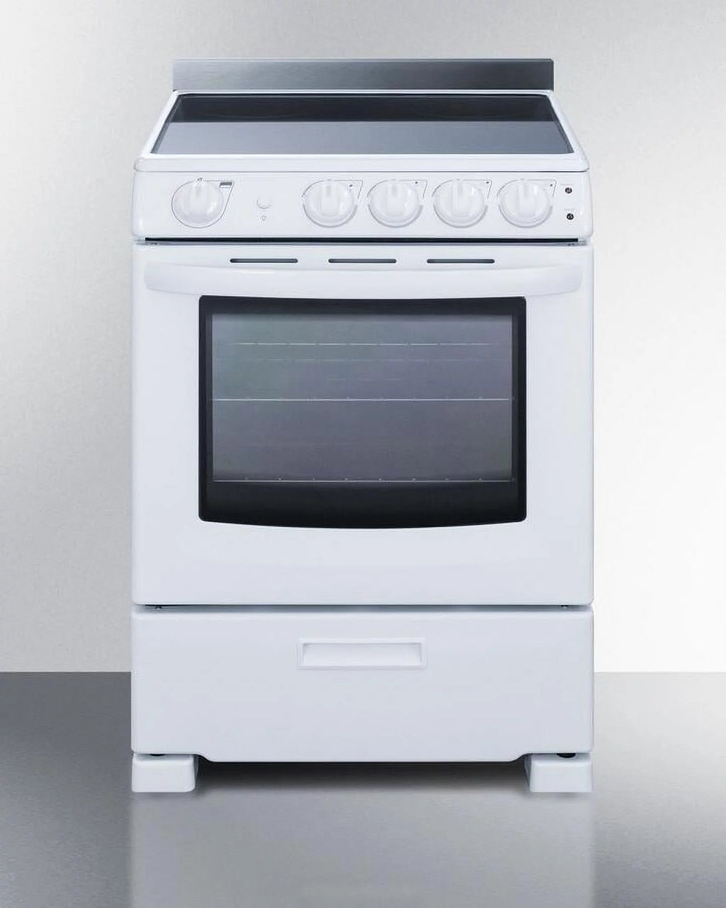 Summit Appliance 24 in. Electric Smooth-Top Range, White R419090