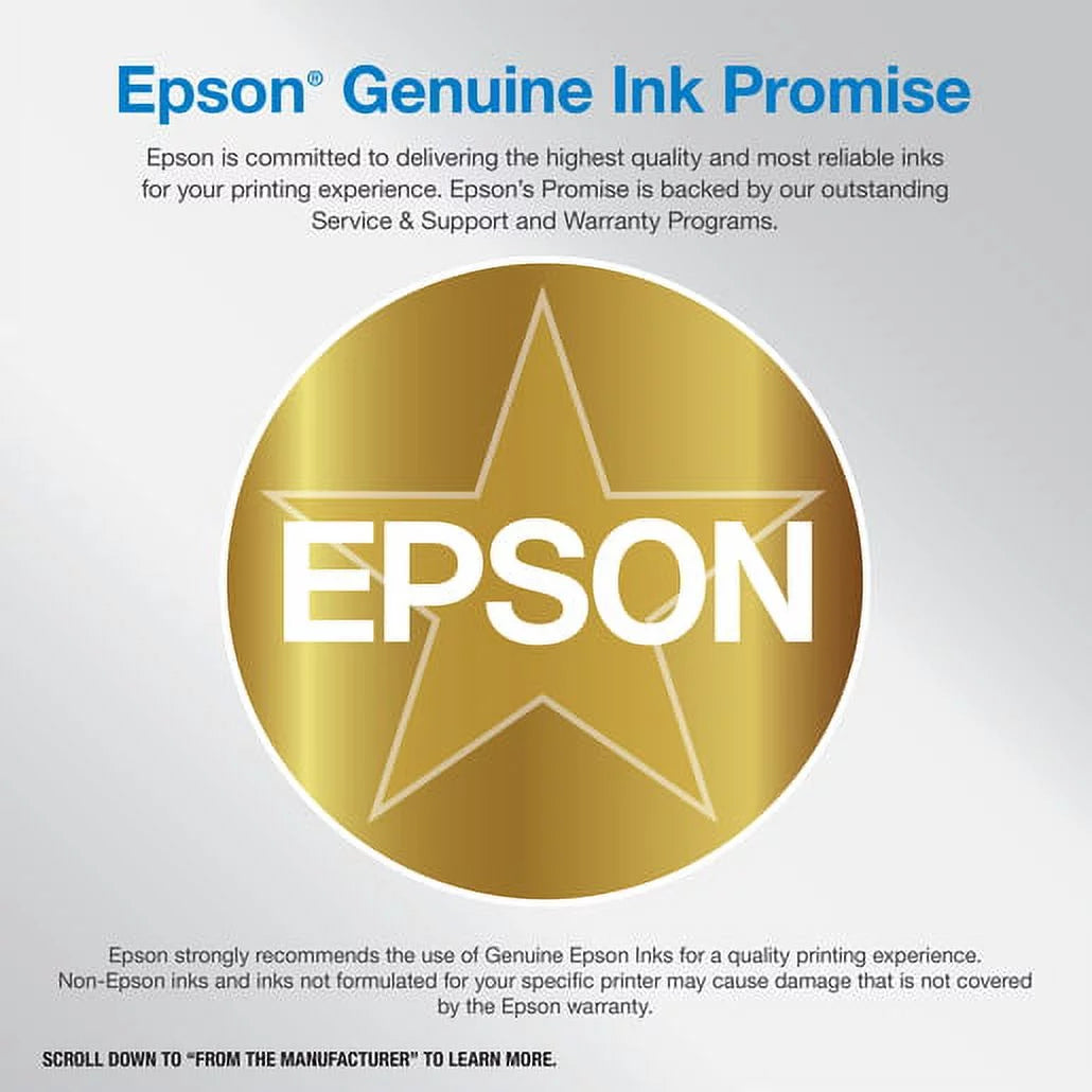 Epson EcoTank ET-4850 Wireless All-in-One Supertank Printer with Scanner, Copier, Fax S3010