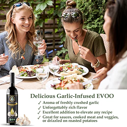 M.G. PAPPAS High Polyphenol Extra Virgin Olive Oil, Cold Pressed & Unfiltered, 12.7 oz O81138