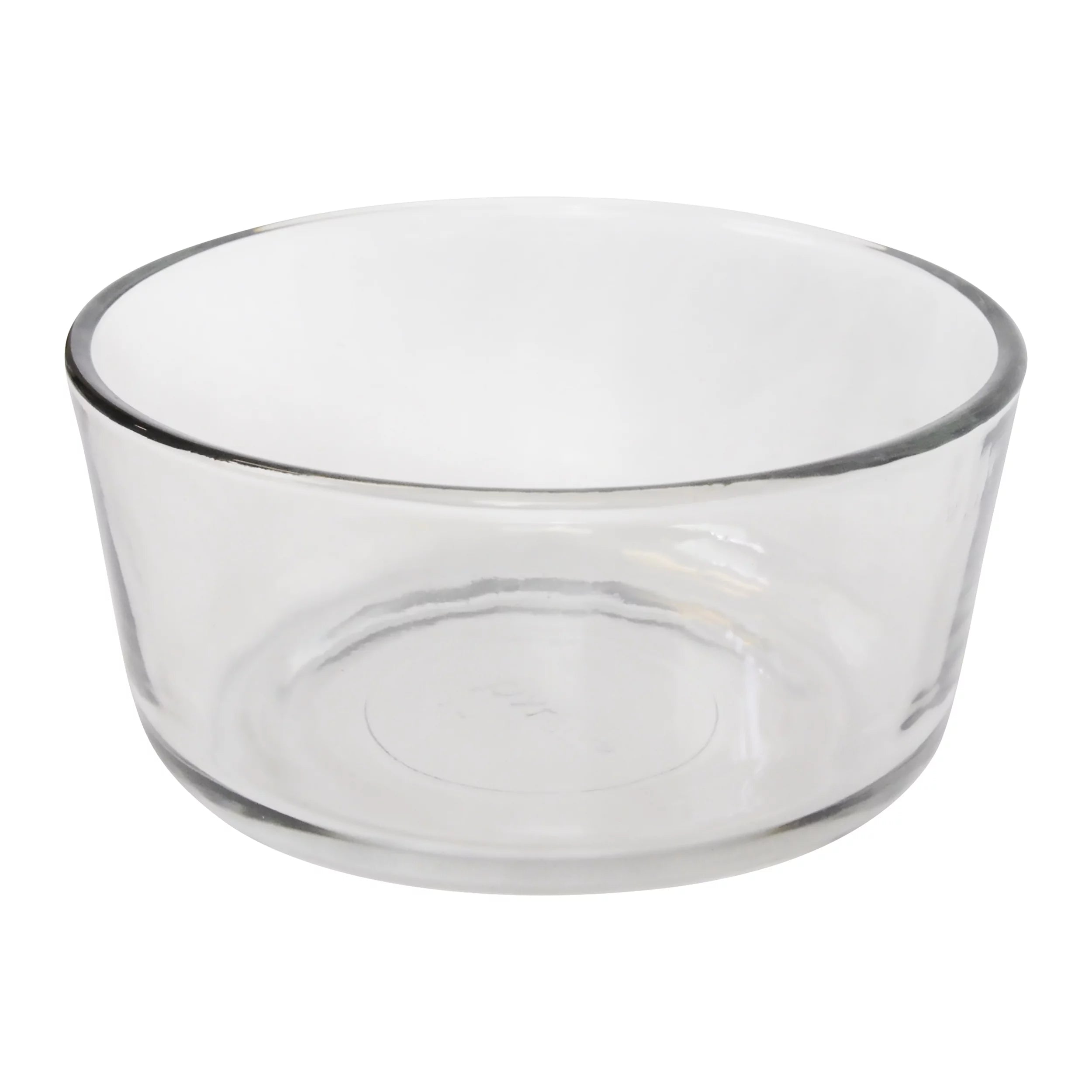 Pyrex 7201 Round Glass 4-Cup Storage Bowl with Green Plastic Lid (2-Pack) G231