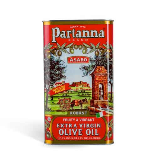 Partanna Robust Extra Virgin Olive Oil - First Cold Pressed - 101 oz Tin D799786