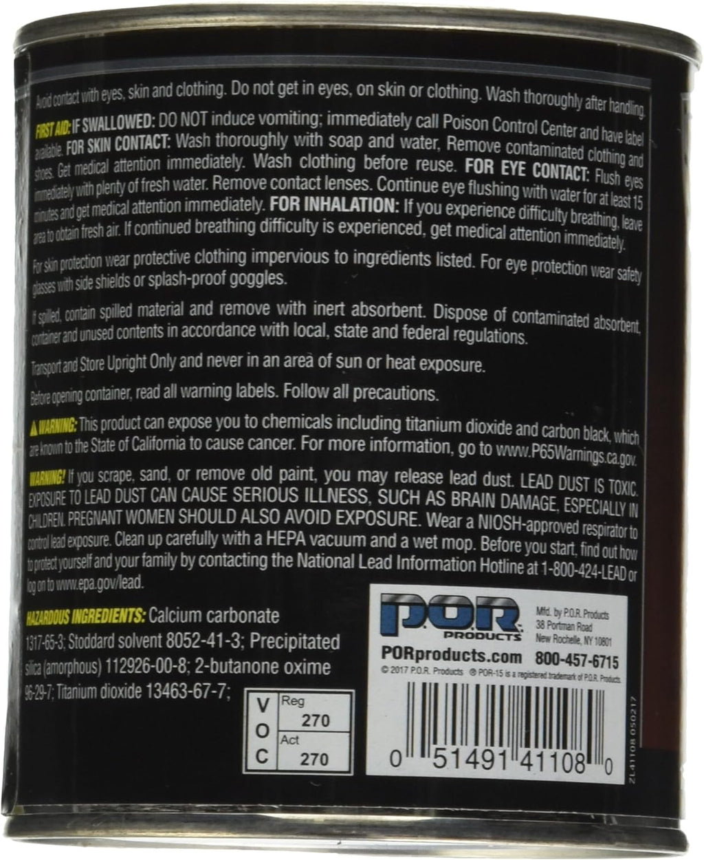 POR-15 High Build Primer 1 gal Sandable Bonding Coat, Pack of 2 E5050