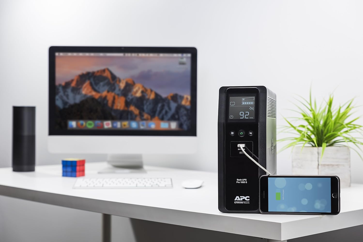 APC UPS 1000VA Sine Wave Battery Backup and Surge Protector BR1000MS K241349