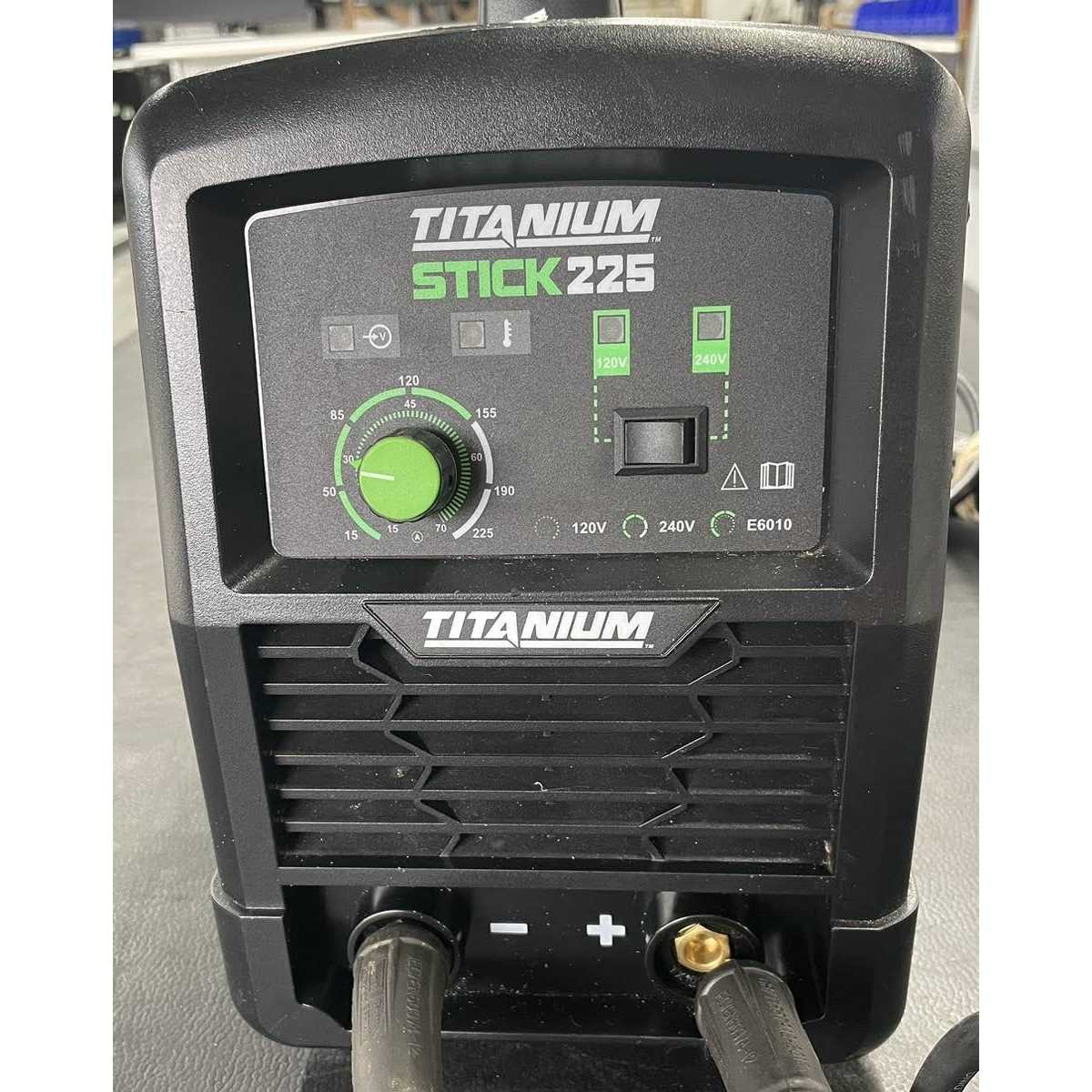 Titanium Stick 225 Inverter Welder with Electrode Holder K51797