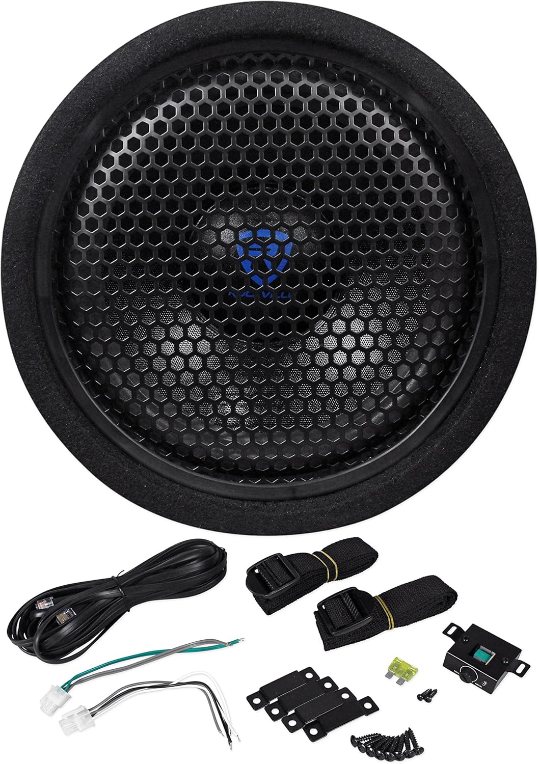Rockville RTB10A 10" 500W Powered Subwoofer with Remote F9256