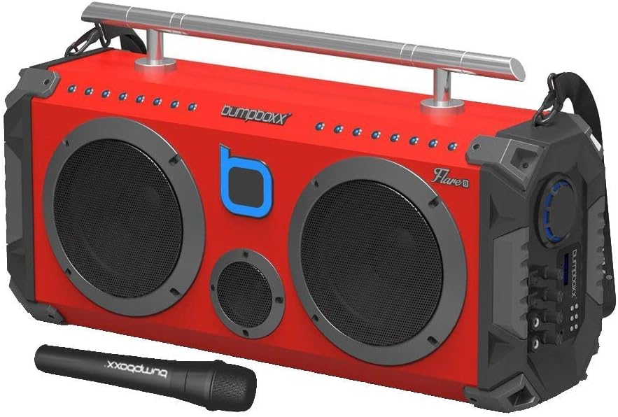 Bumpboxx Flare8 Bluetooth Boombox Black B66456