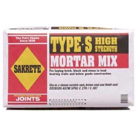 Sakrete 60 lb. Type S Mortar Mix Y39444