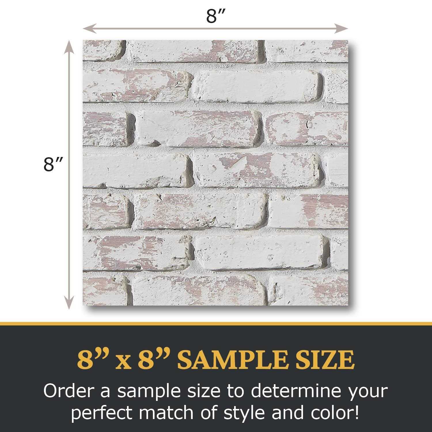 AZ Faux High-Density Polyurethane Faux Brick Wall Textured Panels B5565
