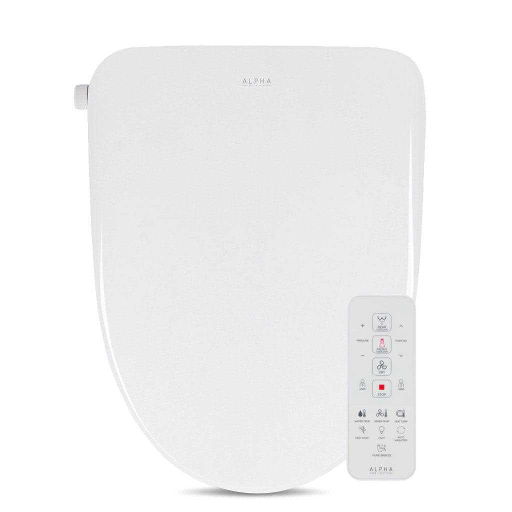 Alpha Bidet UX Pearl Bidet Toilet Seat in Elongated White - Shop Hardware Tools Online Store