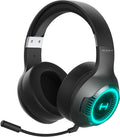 HECATE by Edifier G33BT Bluetooth Wireless Gaming Headset, 60ms Low Latency Bluetooth Headphones with Mic, Wireless Headset with Detachable Microphone 48H Playtime and RGB Lighting Pack of 2
