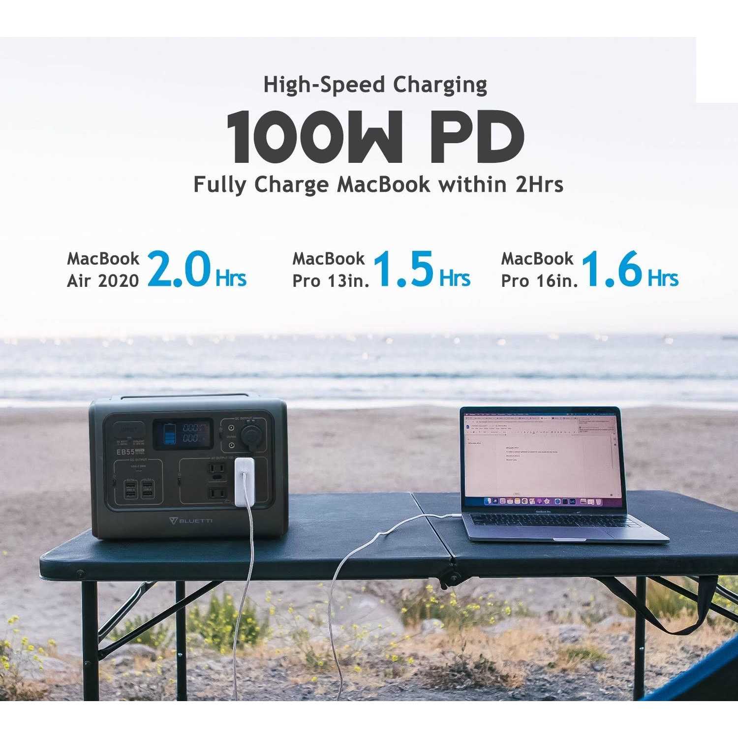 BLUETTI EB55 Portable Power Station Y629654
