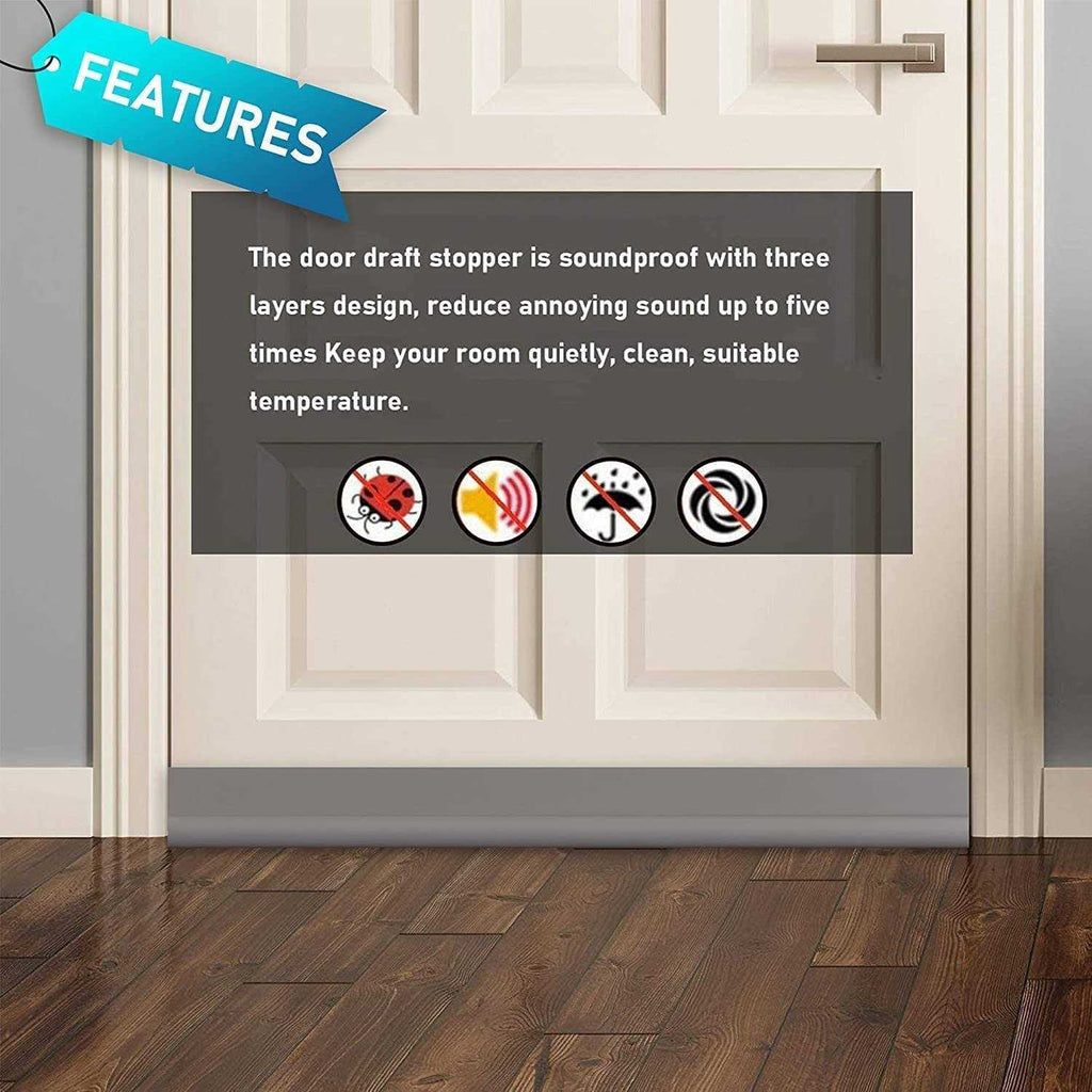 Door Draft Stopper Bottom One Sided Door Draft Blockers H83656