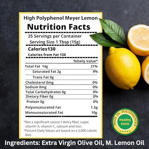 M.G. PAPPAS High Polyphenol Extra Virgin Olive Oil, Cold Pressed & Unfiltered, 12.7 oz O81138