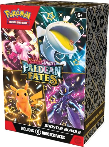 POKEMON TCG Scarlet and Violet Paldean Fates Booster Bundle S9250