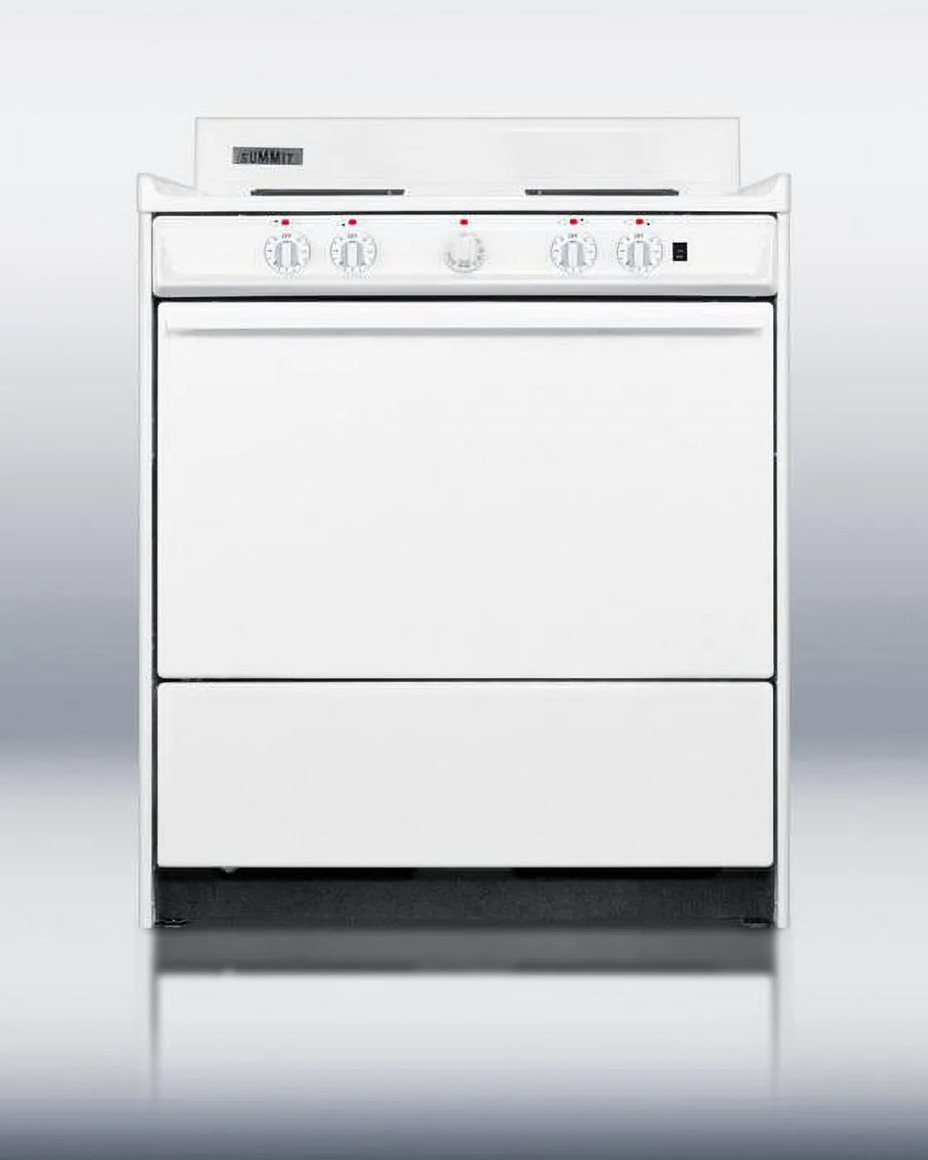 Summit WEM2171Q 30" Freestanding Electric Range in White F252358