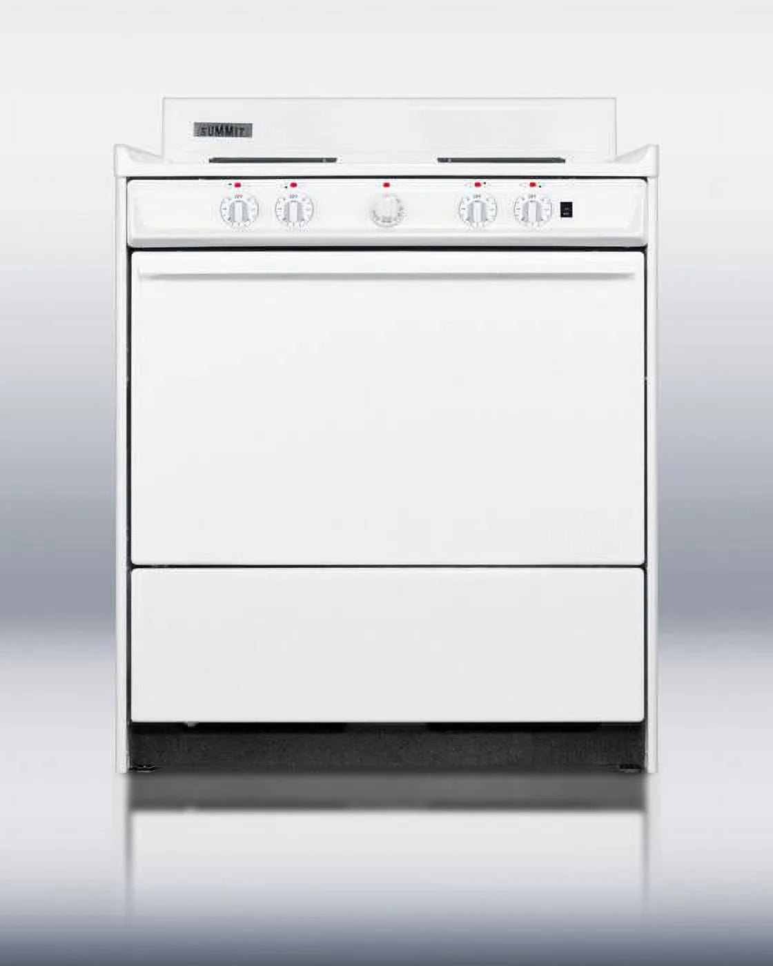 Summit WEM2171Q 30" Freestanding Electric Range in White F252358