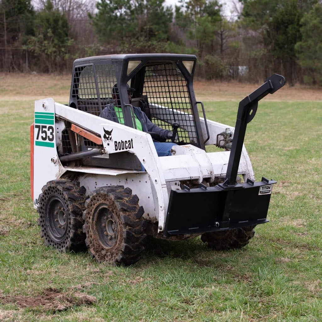 Titan Attachments 5 FT Tree Boom Attachment, 3,500 LB, Skid Steer Quick Tach F41071