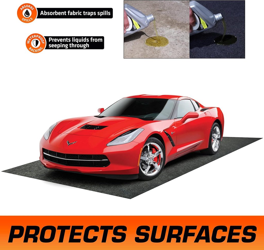 Armor All Original XL Garage Floor Mat 22' x 8'10" Charcoal J35003