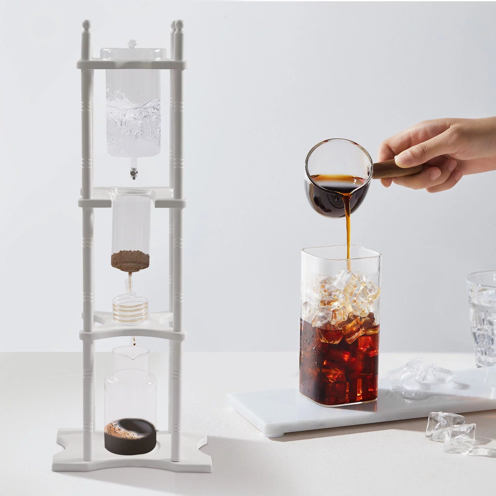 Cold Brew Drip Tower Coffee Machine Ice Coffee Maker T193668