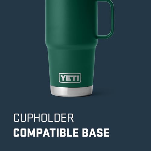 YETI Rambler 20 oz Stainless Steel Travel Mug with Stronghold Lid L9345