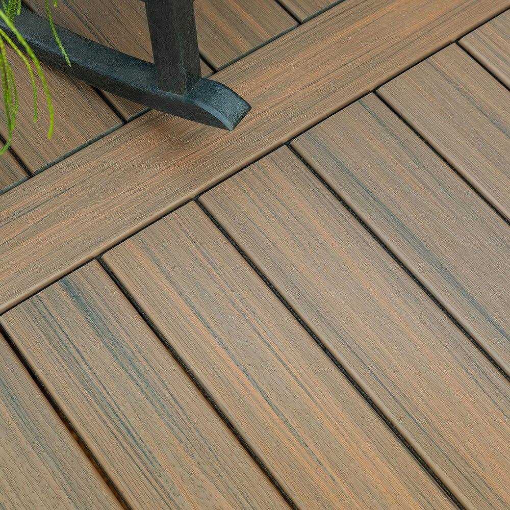 Trex Enhance Naturals Toasted Sand Grooved Edge Composite Deck Board P78612