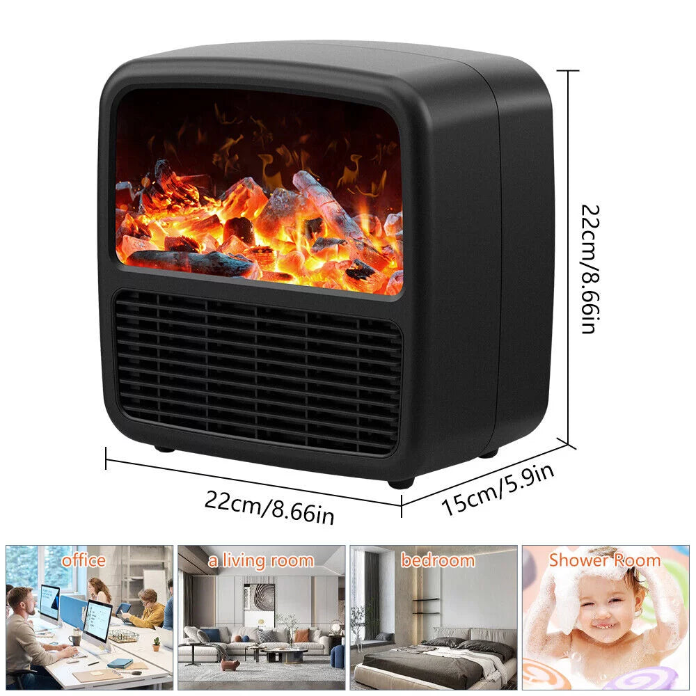 1500W Portable Electric Ceramic Space Heater with Adjustable Thermostat Z41180
