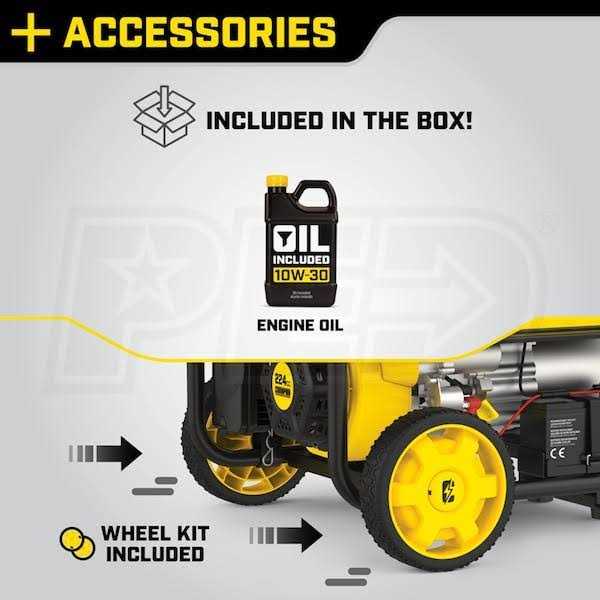 Champion 3650 Watt Electric Start Portable Generator with RV Outlet & Wireless Remote X41965