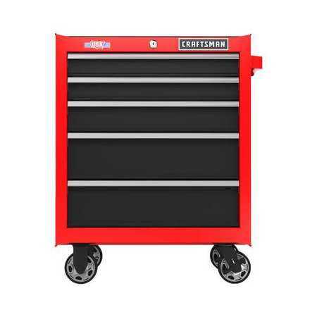 Craftsman 5-Drawer Cabinet 18D 34H 26W Red CMST98264RB H9374