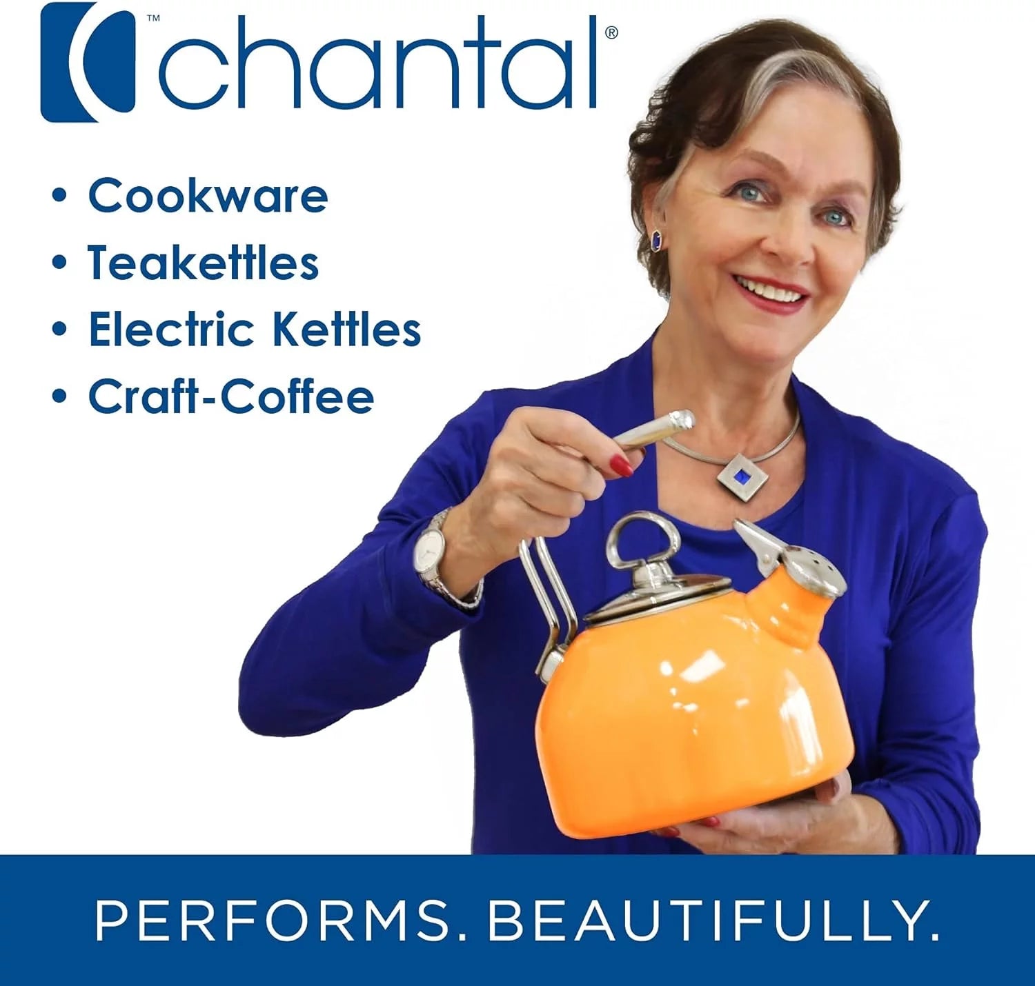 Enamel On Steel Whistling Tea Kettle, 2 Quart, Sage Green S6933