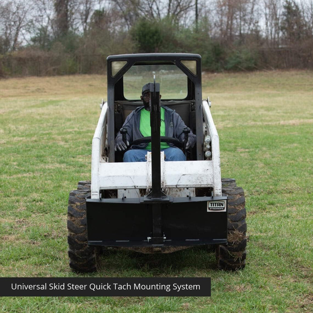 Titan Attachments 5 FT Tree Boom Attachment, 3,500 LB, Skid Steer Quick Tach F41071