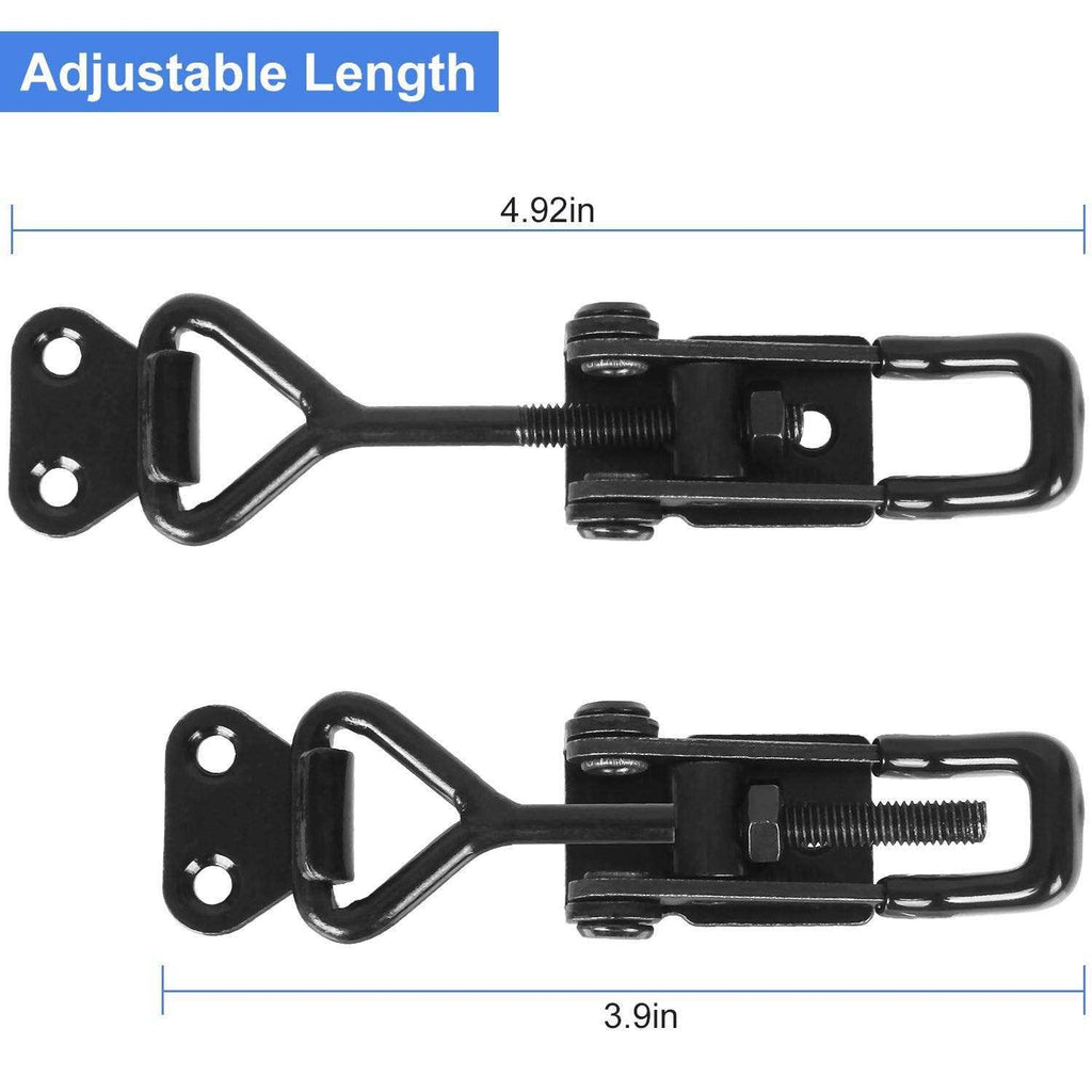 ASelected Black Toggle Latch Clamp 6Pcs Heavy Duty Adjustable T664