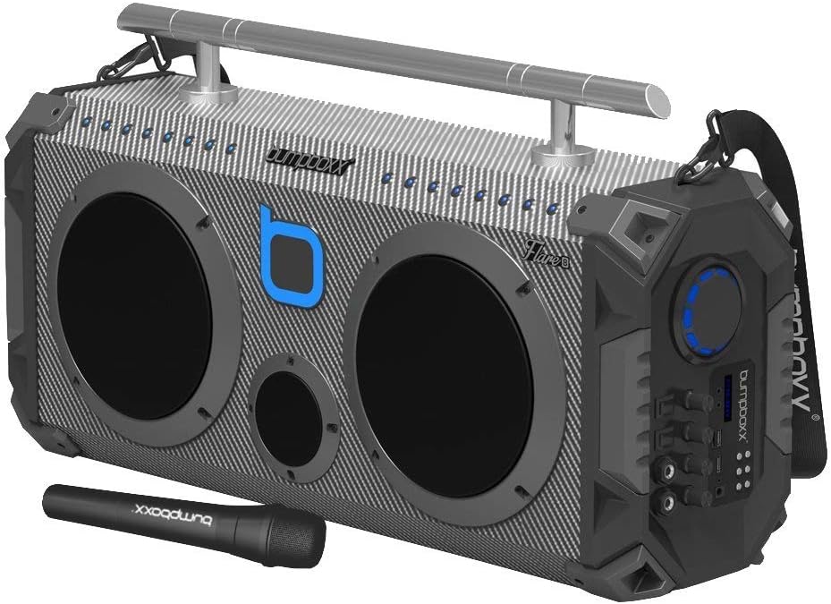 Bumpboxx Flare8 Bluetooth Boombox Black B66456