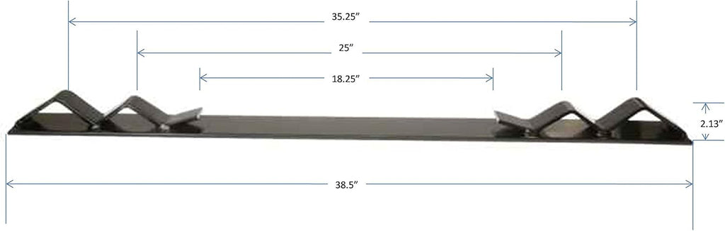 Mytee Products 4 Pack Heavy Duty Coil Rack, 33" Long Flatbed Trailer Steel Coils D17121