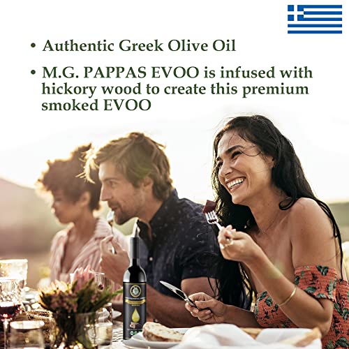 M.G. PAPPAS High Polyphenol Extra Virgin Olive Oil, Cold Pressed & Unfiltered, 12.7 oz O81138