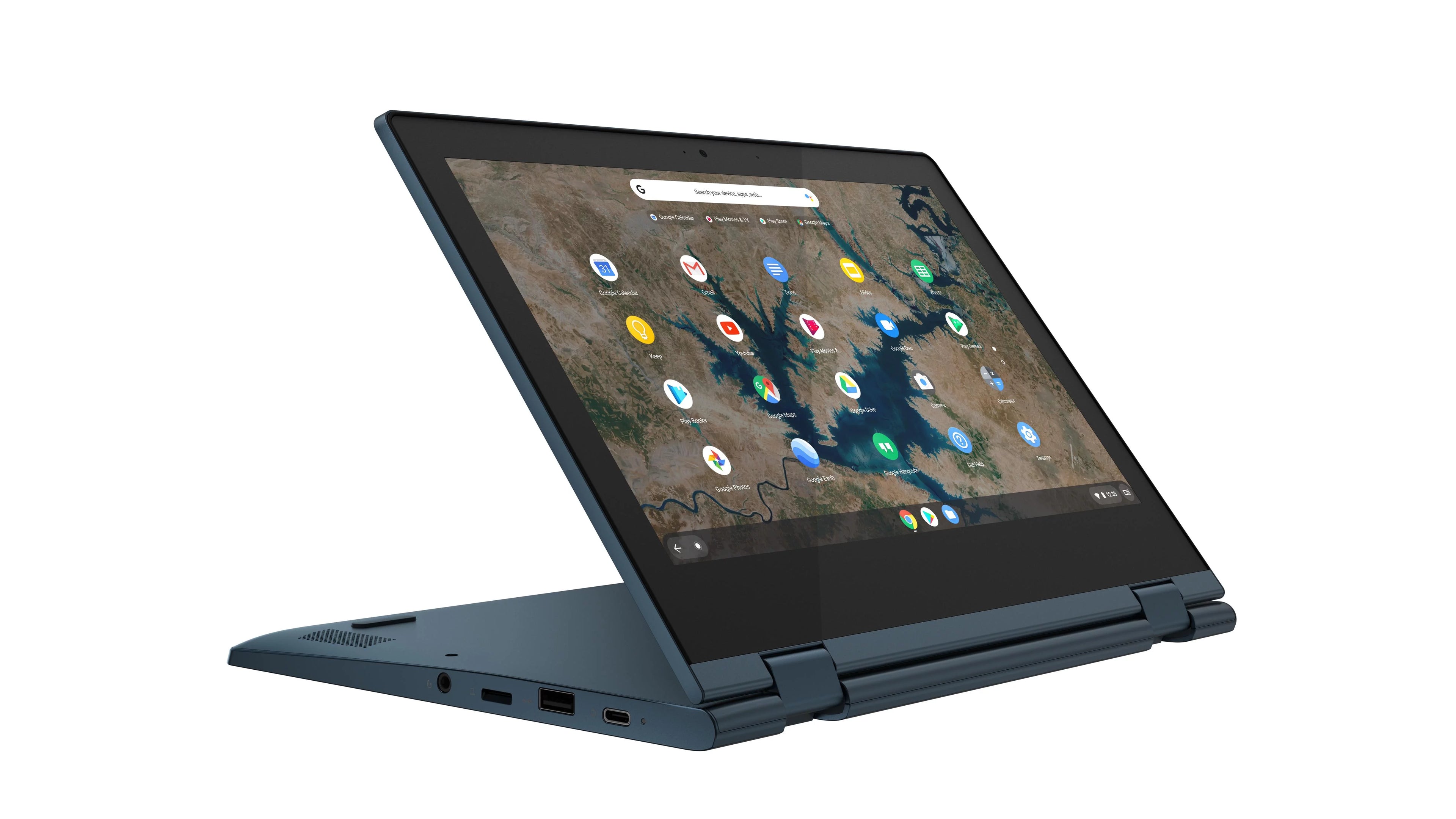 Lenovo Ideapad Flex 3 Chromebook 11.6" Touchscreen 2-in-1, Abyss Blue M67244