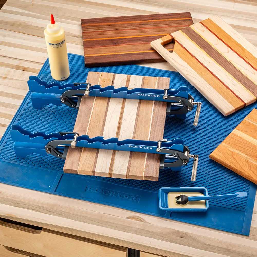 ROCKLER Mini Deluxe Panel Clamps Four-Way Pressure Cabinet Clamps W662338