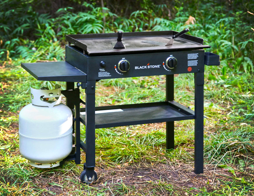 Blackstone 28 in 2-Burner Propane Gas Grill with Griddle Top N334