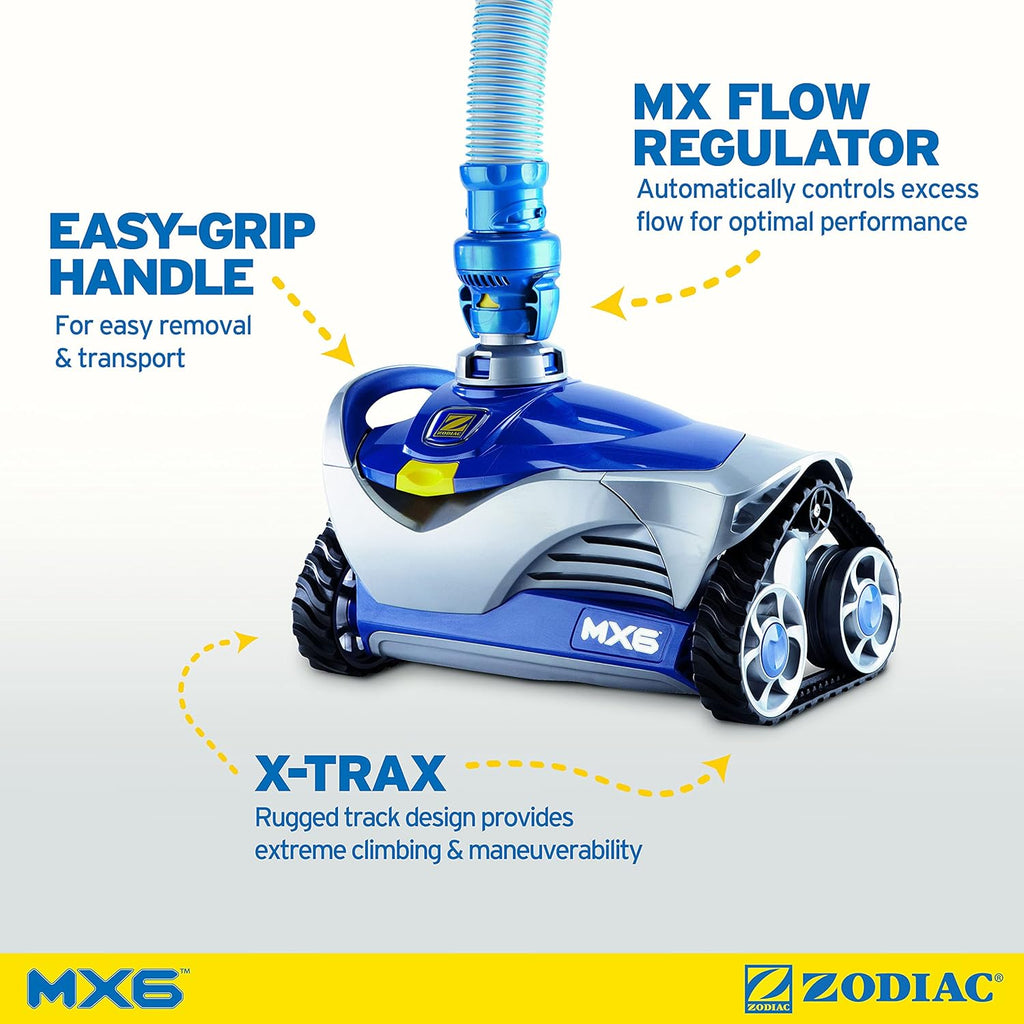 Zodiac MX6 Automatic Suction-Side Pool Cleaner for In-ground Pools H2082