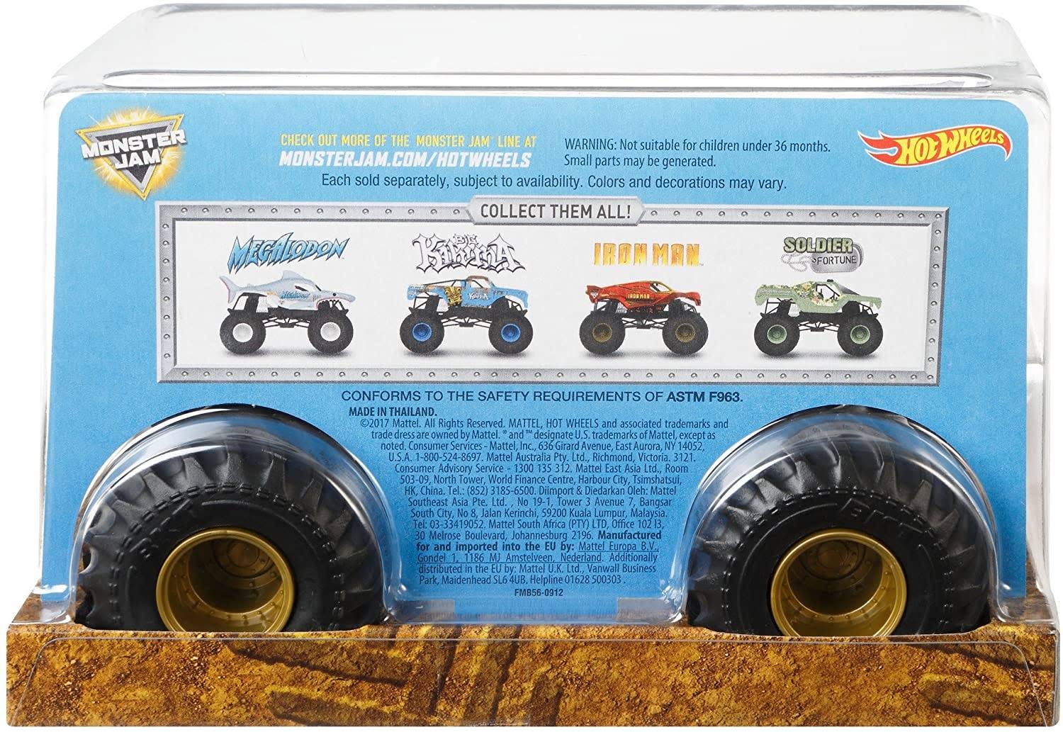 Hot Wheels Monster Jam 1:24 Die-Cast Ironman Vehicle J8138