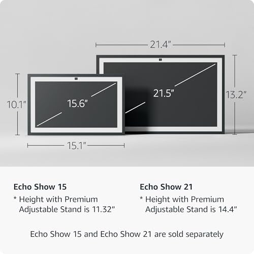 Amazon Echo Show 15, 15.6" Full HD smart display with Fire TV and Alexa P868